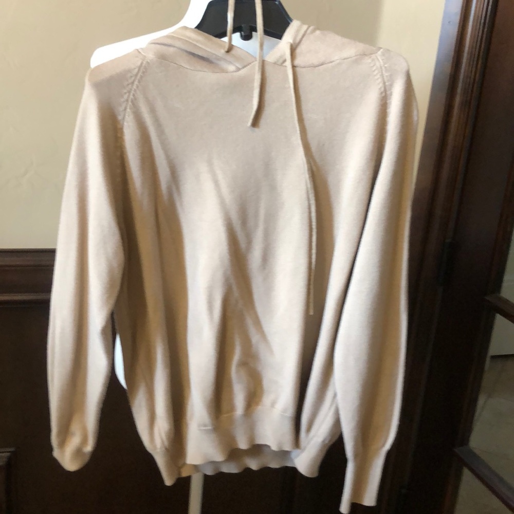 Oat almond color hoodie